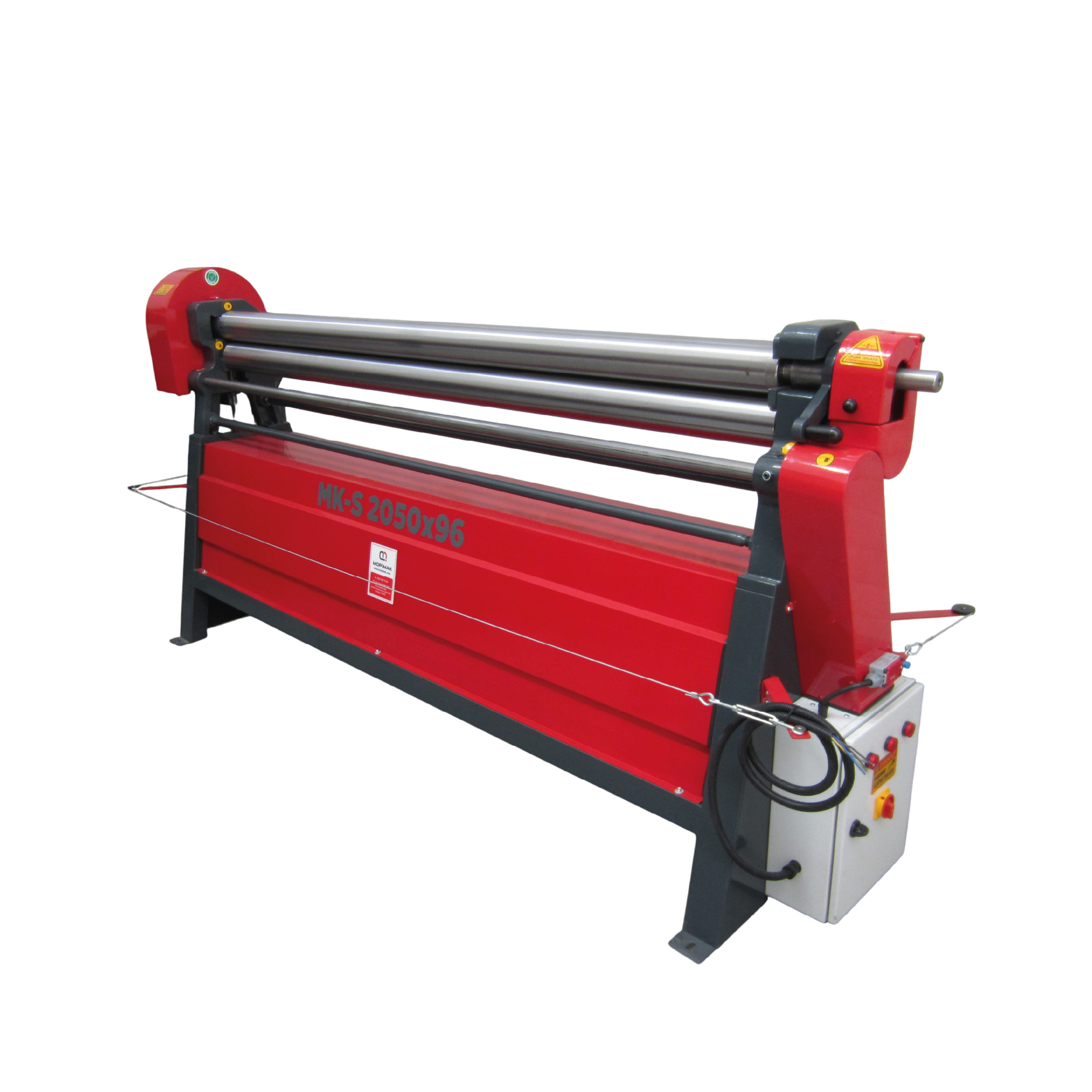 MK-S 2050×96 Motorlu 3 Toplu Asimetrik Sac Silindir Bükme